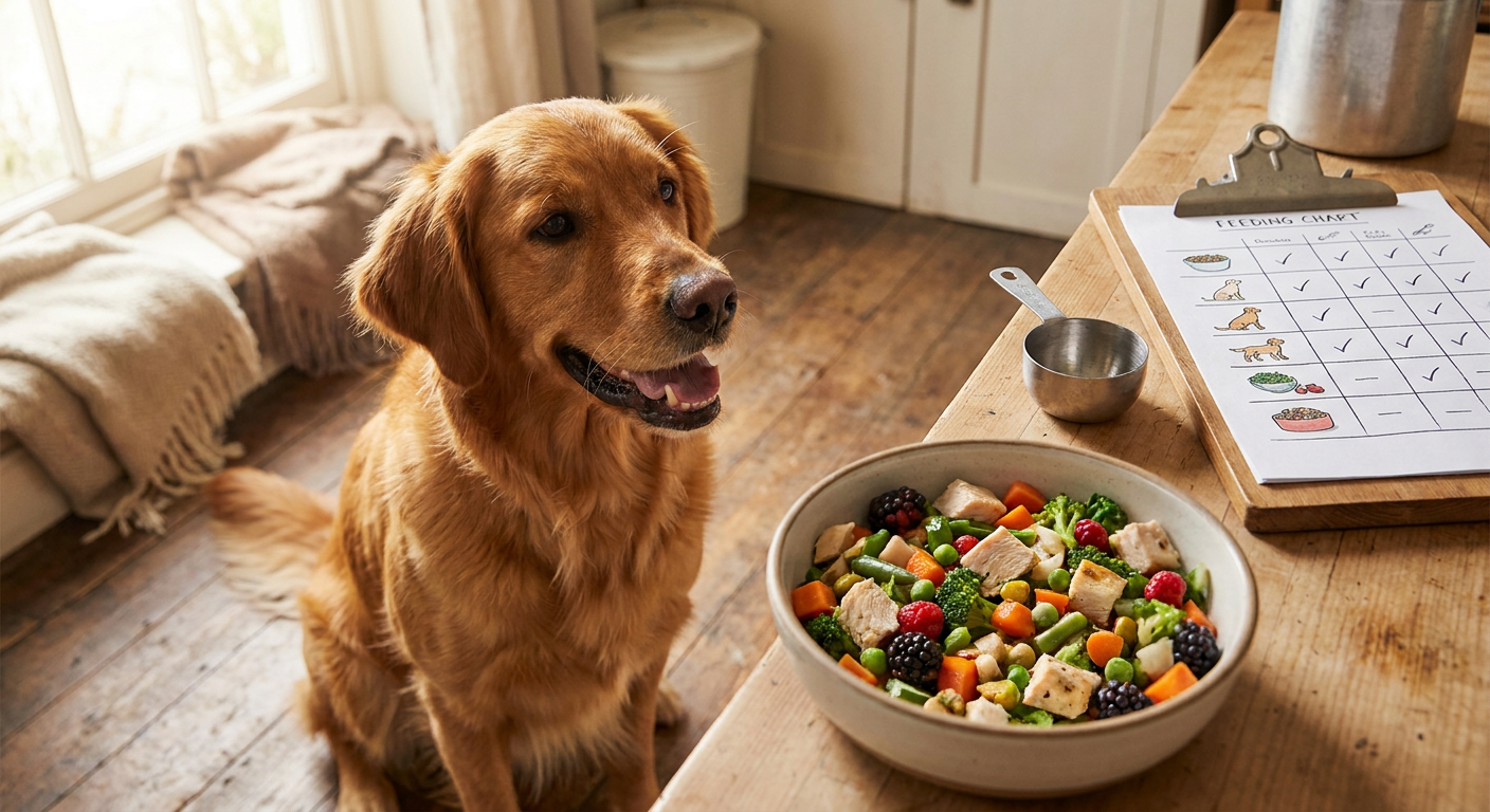 Infografik: Prozess der futalis Fallakte und die Vorteile eines individuellen Ernährungsplans für Hunde