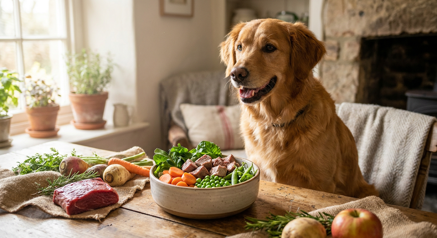 Mühldorfer Hundefutter: Qualität, Tradition und Tierwohl | Pfotenmahl Infografik: Die Mühldorfer Group, Tradition, Qualität, Tierwohl und Nachhaltigkeit im Hundefutterbereich visuell dargestellt